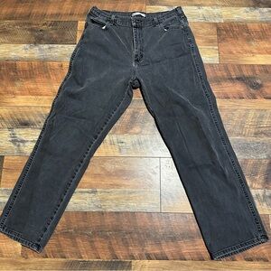 Lee Charcoal Relaxed Straight Jeans